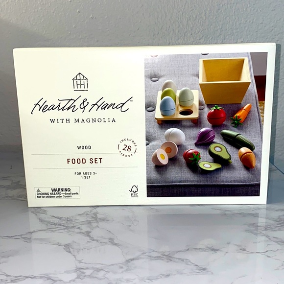 Wood Food Set - Picture 2 of 3